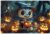 500 Piece Cute Halloween Skeleton with Witch Hat Jigsaw Puzzle for Adults – Enchanting Spooky Woods Art, Challenging Wooden Brain Game, Relaxing Unique Gift & Decor