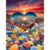 500 Piece Jigsaw Puzzle for Adults Heart-Shaped Sunset Beach Pebbles Colorful Stones Scenic Ocean View Puzzle Challenging 500pc Art Puzzle for Adults & Families (20×15 Inches)