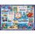 500 Piece Puzzle for Adults, Coastal Mosaic Beach Collage Jigsaw Puzzle 500 Pieces, Nautical Ocean Scenery Puzzle, Challenging Game Home Decor Birthday Party Gift Toy for Adults, 20.5 x15 in