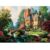 500 Piece Puzzle for Adults,Cozy Castle River Bridge Puzzles for Teens & Elders,Enchanted Garden Nature Scene Puzzle with Letters on Back, Challenging Fun Game Home Decor Birthday Party Gift,20.5 x 15