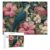500 Piece Puzzle for Adults Tropical Ornate Pattern Jigsaw Puzzle with Storage Box Challenging Wooden Puzzles for Various Holiday Party Family 20.5×15 in