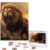 500 Piece Puzzles for Adults Personalized Wooden Puzzles Angry Roaring Lion Jigsaw Puzzles Gift Custom Puzzle from Photos Challenging Puzzles for Family Wedding Christmas Birthday Gifts 20.4 x 15 in