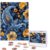 500 Piece Puzzles for Adults Personalized Wooden Puzzles Blue Pattern Jigsaw Puzzles Gift Custom Puzzle from Photos Challenging Puzzles for Family Wedding Christmas Birthday Gifts 20.4 x 15 in