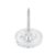 50 / 100PCS Gear-Shape Pushpin Map Pin Flat Head Push Pins for Cork Board, Clear Sewing Pin with Box for Fabric Sewing Clear Pushpins for Wall Hanging Pushpins for Bulletin Board for Cork