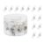50/60 / 80 / 160Pcs Clear Push Pin Hooks, 50 thumbtacks