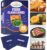 50 Food Double Sided Flash Cards – Nutritious Fruits, Heathly Vegetables, Yummy Desserts & Snacks – Educational Learning Picture Cards for Kids, Adults, Speech Therapy, ESL, ABA, Autism, Dementia