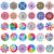 50 Pack Fidget Spinner for Kids, Mini Sensory Fidget Toys Adults Kids 4-8-12 with Autism ADHD, Anxiety Toys Stress Relief Teen Boy Bulk Gifts, Party Favors Classroom Prizes Goodie Bag Stuffers