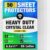 50 Pack of 8.5×11 Heavy Duty Crystal Clear Sheet Protectors for 3 Ring Binder, Plastic Page Sleeve Protectors for Paper Document (50 Pack, 8.5 x 11” – 1 Pocket)