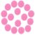 50 Pack round Facial Spa Sponges for Makeup Removal Pink