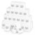 50 Packs Pocket Tissues Travel Size Bulk, Mini Tissue Packs, 3 Ply, Travel Tissues for Church, Party Favors, Christian Events, Funeral, Wedding.