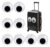 50pc 4 Inch Large Wiggle Eyes Googly Eyes Plastic Wiggle Eyes with Self Adhesive Black White Craft Eyes Flat Round Sticker