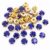 50pcs/100pcs Gold Claw Base Sew On Rhinestones (01sapphire,7mm 100pcs)