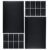 50pcs Blackboard Labels Removable Adhesive Sticker Set