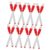 50pcs Black Fine Tip Whiteboard Markers with Built in Eraser Plastic