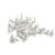 50pcs Clear Plastic Push Pins, Thumb Tacks for Bulletin Board Posters Photos Maps Office Home