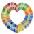 50Pcs Cross Stitch Accessories Embroidery Floss 8m Colored