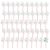 50 Pcs DIY Pinwheels Kit, Blank Pinwheel Craft Set for Outdoor Art, White Four-Leaf Design, Creative Arts and Crafts Activity, 8.3×11″