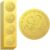 50pcs Embossed Foil Love Stickers Seals 2 Inch for Valentine Wedding Envelope Decor