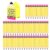 50pcs Equity Sticks for Classroom, Pencil Name Sticks, Teacher Must Haves