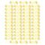 50Pcs Fishing Propeller Sequins Fly Tying Materials, Golden L