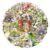50Pcs Garden Patio Stickers, Waterproof Transparent Horticulture Floral Decals, Fresh Countryside Landscape Stickers for Scrapbook Journaling, Water Bottle Laptop Luggage Decor for Teens Adults