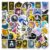 50PCS Gothic Sun Moon Stickers Waterproof