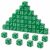 50 Pcs Green Casino Dice 0.75 Inch (19mm) Acrylic Dice Game 6 Sided Cubes Dice Bulk Bulk for Table Games, Board Games, and Math Teaching (Green)
