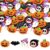 50Pcs Halloween Erasers Bulk, Mini Pumpkin Ghost Skull Bat Erasers, Cartoon Halloween Pencil Toppers for Halloween Trick or Treat Bags, Party Favors, Classroom Prizes