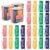 50Pcs Individually Wrapped Dental Floss Picks, Travel Floss Single Bag, Disposable Dental Picks with 4 Flavors, Extra Strong Shred-Resistant Floss, Portable Oral Care for Family & Travel