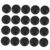 50pcs Luggage Plastic Stand Feet Round Pp Black Replacement Studs