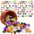 50PCS Mini Halloween Squishies Bulk, Halloween Squishies Stress Relief Toy Set