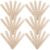 50pcs Mini Ice Pop Sticks for Crafting Wooden DIY Beige