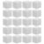 50pcs Multi-sided Mini Makeup Sponge Blocks for Nail Art and Blending