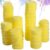 50 Pcs Paint Sponges for Painting, Round Soft Sponges for Art and DIY Projects, Yellow Absorbent Synthetic Watercolor Sponge