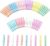 50PCS Pastel Wooden Clothespins, 2.9-inch Colored pins, Suitable for Hanging Photos, DIY， Multi Purpose Clothes Clip.