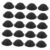 50pcs Plastic Luggage Foot Studs Black Pp Replacement Set