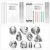 50 Pcs Polymer Clay Tools Set, Acrylic Roller Pin, Thickness Rings, Clay Cutters, Tissue Blade, Slicer Knife, Dotting Tools, Press Boards & Molds for Earrings Jewelry Making