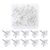 50Pcs Push Pins Decorative Map Pins Cork, Sunflower transparen