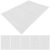 50pcs PVC Photo Holder Sheet 2 Pocket Reusable for Cards and Id