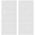 50pcs PVC Photo Sleeves 2 Pocket Refillable Album Pages for Cards