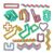 50pcs Random Color 24 Links Wacky Tracks Snap and Click Fidget Toys, Finger Sensory Toys, Snake Puzzles for Stress Relief, Party Bag Fillers, Party Favour
