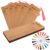 50 pcs Reading List Bookmarks with 50 Bookmark Tassels – 3×8 Inch Book Tracker and Reading Log Bulk Bookmarks for Book Lovers, Students, Teachers – Graduation Gifts, Back-to-School Supplies (Brown)