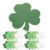 50pcs St Patrick’s Day Paper Shamrock Cards with Adhesive Dots