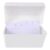 50pcs White Index Cards with Storage Box, Lined Paper for Study