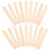 50pcs Wood Craft Sticks Beige 150x18mm for Ice Cream
