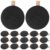 50pcs Wooden Mini Chalkboard Clip Round Reusable Writable Memo Holder