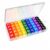 50 Pieces Dice Set, 14mm Colored Dice with Plastic Storage Box