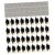 50 Sheets Black PVC Graduation Cap Stickers 50 for 2026