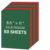 50 Sheets Christmas Colored Cardstock, Red Cardstock Paper 8.5 x 11