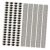 50 Sheets Graduation Hat Stickers PVC Black 50 2026